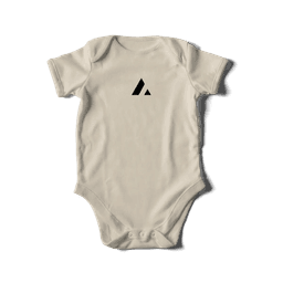 Acme Baby Onesie in Beige, front